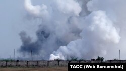 Детонация на складе боеприпасов, фото иллюстративное