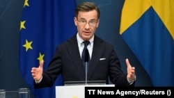 Swedish Prime Minister Ulf Kristersson (file photo)