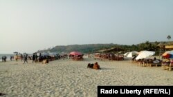 Пляж в гоанской деревне Арамболь