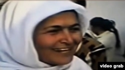 Ghalaty Barotova, a member of the Tajik Islamic Renaissance Party (undated; from video)