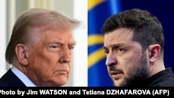 US President Donald Trump (left) and Ukrainian President Volodymyr Zelenskyy.