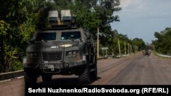 Автомобиль украинских военных сил, иллюстрационное фото