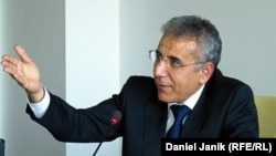 Azerbaijani human rights activist and lawyer Intigam Aliyjev (file photo)