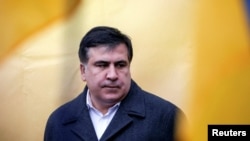 Former Georgian President and former governor of Odessa region Mikheil Saakashvili (file photo)