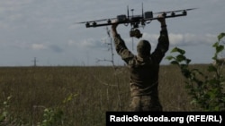 Аэроразведка в районе Светлодарской дуги