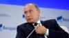 Russian President Vladimir Putin attends the Valdai Discussion Club in Sochi on October 18.