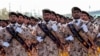 Members of Iran's Revolutionary Guards Corps take part in a military parade. (file photo)