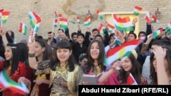 Kurds in Iraq celebrate Kurdish Flag Day on December 17, recalling the usage of the pan-Kurdish flag in Mahabad, among other breakaway regions. The flag is banned in Iran, which has fought Kurdish separatists along the Iraqi and Turkish borders.