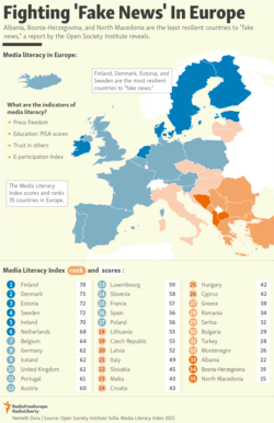 Infographic - Media literacy