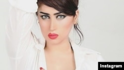 An Instagram portrait of Qandeel Baloch, who Pakistani authorities say was murdered by her brother in an "honor killing."