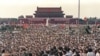 Hundreds of thousands of protesters gathered on Tiananmen Square days before the demonstrations were crushed.