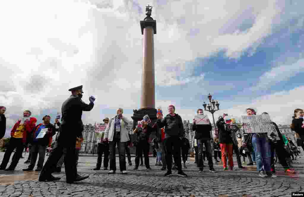 Протест в Санкт-Петербурге