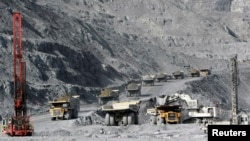 The Kumtor gold mine has been the focus of international attention since a new Kyrgyz government moved to take over operations there last year. (file photo)