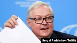 Russian Deputy Foreign Minister Sergei Ryabkov blamed the U.S. side for the impasse. (file photo)