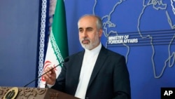 Iranian Foreign Ministry spokesman Nasser Kanaani (file photo)