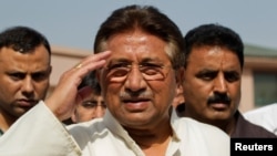 Former Pakistani President Pervez Musharraf (file photo)