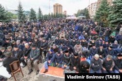 Акция протеста в Магасе