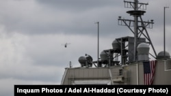 The deckhouse of the Aegis Ashore missile-defense system at Deveselu Air Base