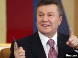 Ukrainian President Viktor Yanukovych in Kyiv in April 2010