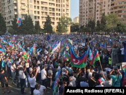 Azerbaijani opposition gathering in Baku