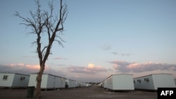 The former U.S. military base in Iraq, Camp Liberty.