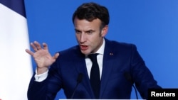 French President Emmanuel Macron (file photo)