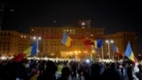 Romania - Supporters of Calin Georgescu protest a ruling barring him from running for president in May elections. screen grab