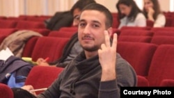 Azerbaijani opposition activist Bayram Mammadov (file photo)