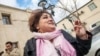 Jailed Azerbaijani journalist Khadija Ismayilova (file photo)