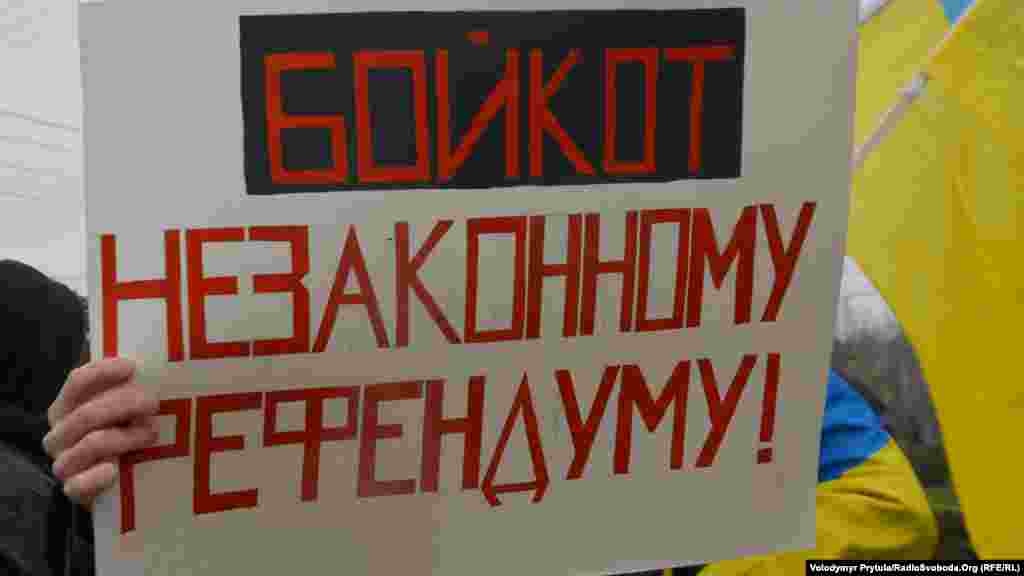 Во время оккупации Крыма памятник стал символом сопротивления украинцев российскому захвату