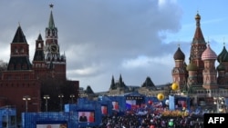 Прокремлевский митинг и концерт, посвященные аннексии Крыма. 18 марта 2016 года. Иллюстрационное фото