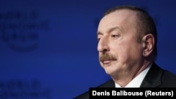 Azerbaijani President Ilham Aliyev attends the annual World Economic Forum in Davos last month.