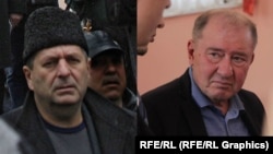 Crimean Tatar leaders Akhtem Chiygoz (left) and Ilmi Umerov (composite file photo)