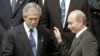 Bush (left) with Putin at the last G8 summit, in Scotland in July 2005