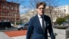 Lawyer Alex Van Der Zwaan arrives at an FBI office in Washington on February 20 before offering his plea at a federal courthouse in regard to making false statements to investigators. 